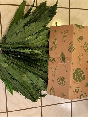 Nearly Natural Green Fern Fronds Faux Floral